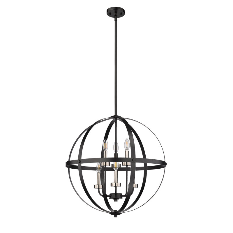 Pavica 6 - Light Matte Black Pendant