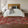 Premium Machine Washable Prisco Red Rug
