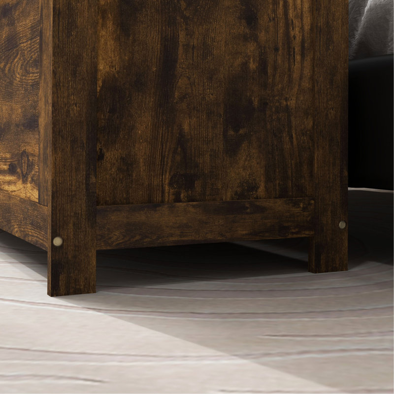 Coffre de rangement polyvalent en bois avec beaucoup d'espace et des caractéristiques de sécurité améliorées, idéal pour organiser et protéger vos biens.