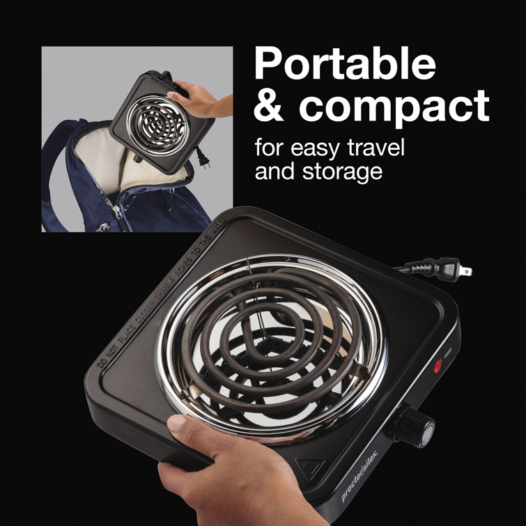 1000W Portable Single Electric Burner Hot Plate Camping Stove