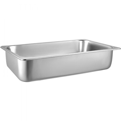 6 Pack Steam Table Pans 20.9 x 12.8 x 5.9 Inch Deep Steam Table Pan Full Size 20.5L Deep