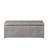 1 Piece Rectangular Storage Ottoman Fabric Linen with 2 Set Ottomans (Gray)-1095013322