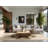 Soft Plush Escarcega Thanksgiving Modern & Contemporary Abstract Area Rug in Beige – LightBrown Binding-1924483298