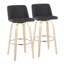 Tabouret de bar pivotant 29,5 po Toriano-94352146-94352151