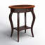 Jeanette Nouveau Oval Side Table
