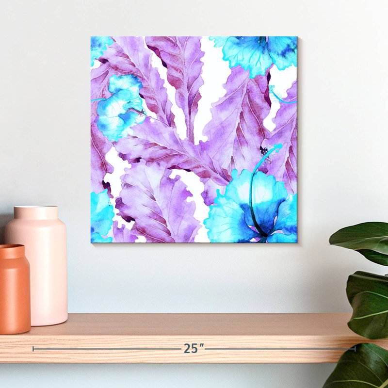 Kerner Purple And Blue Hibiscus