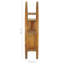 Klemm 5 Piece Circle Teak Solid Wood Accent Shelf
