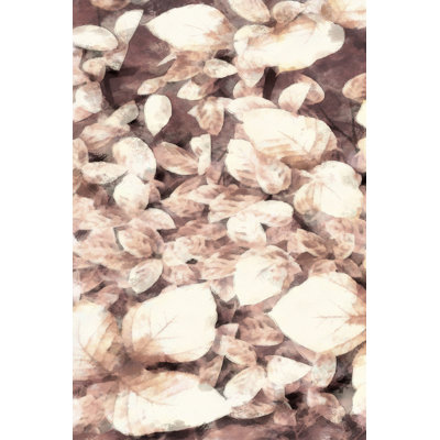 Blush Shaded Leaves VI by Alonzo Saunders - Graphic Art
