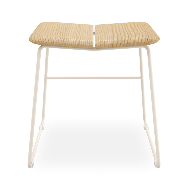 Aero Stool, Swan Powder Coat
