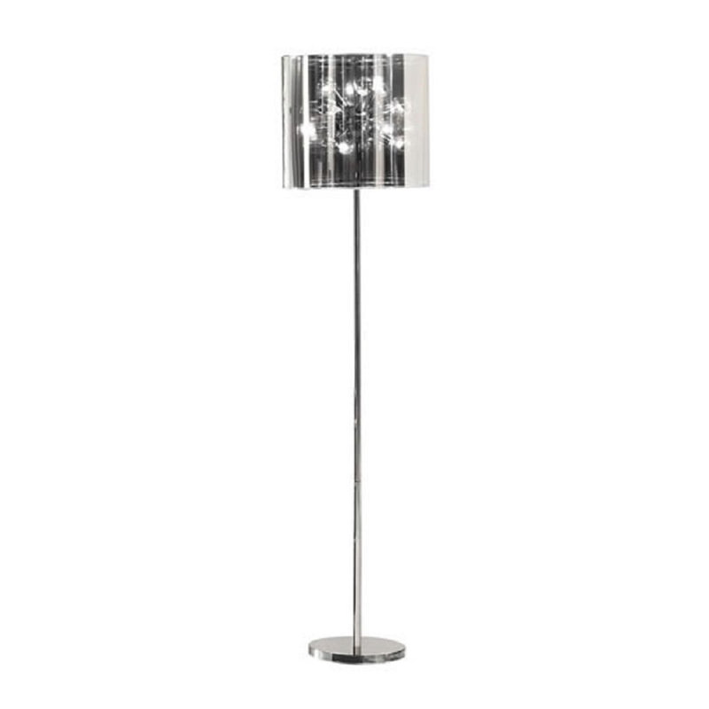 Durm 50'' Chrome Traditional Floor Lamp