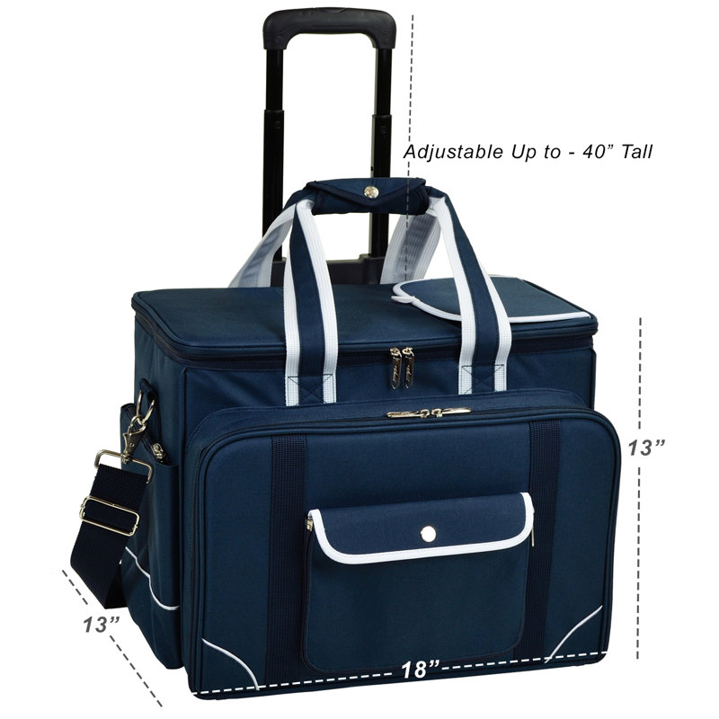 Ultimate Insulated Picnic Rolling Cooler