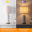 Ensemble de lampe de table en résine 25 po avec port USB, ports de type C et prise de courant CA-959620267-959620269