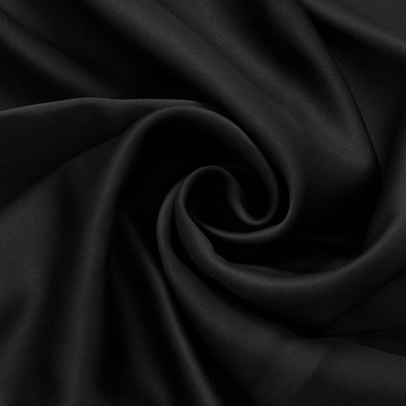Lympsham Blackout Curtain Panel Pair, Black, 52" W x 45" L
