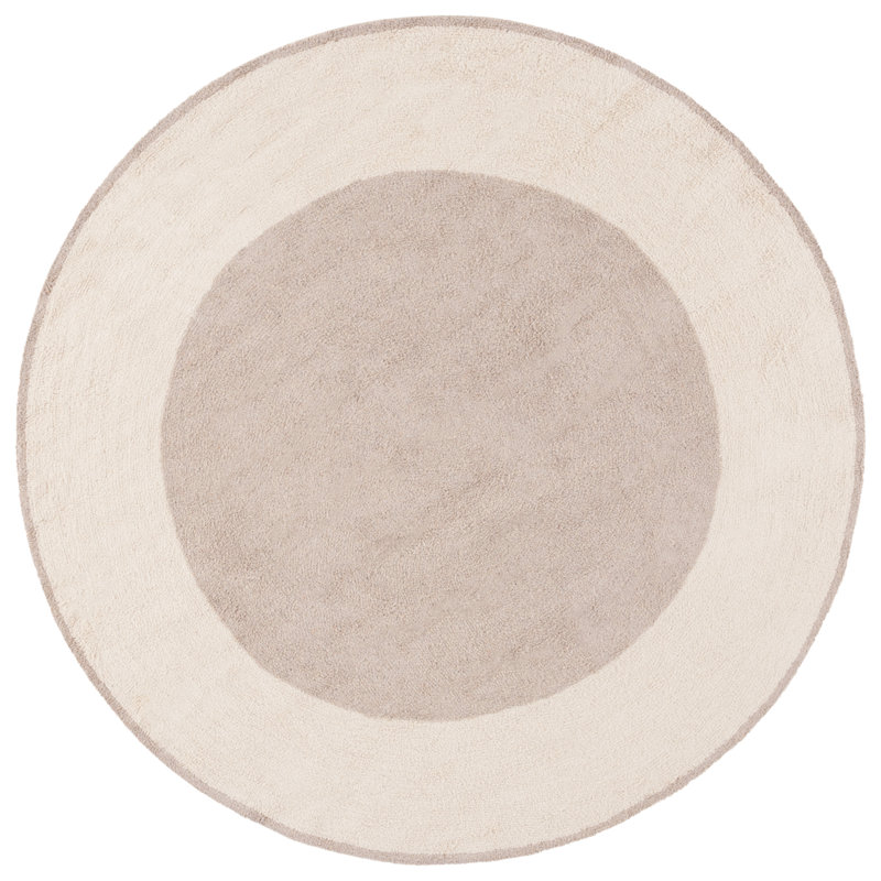 Tapis Easy Care 220 ivoire / beige, Rond 6 pi