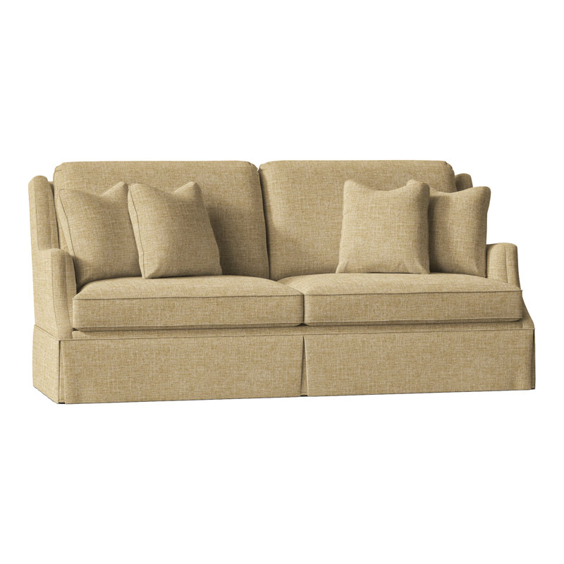 Savannah Slipcovered Sofa, Straw (3162 08)