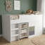 Liston Mid Sleeper Bed with Ladder and Storage with Custom Green and Pink Panel Design
