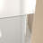 25-24"X 72" Pivot Shower Door, Chrome Aluminum Frame, Half Frame ,1/4"(6Mm) Tempered Glass Explosion Proof Film-119866355