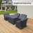 Layinsun Outdoor Conversation Sets Group Seating Patio Furniture Covers