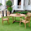 Outdoor - Piece Teak Dining Set