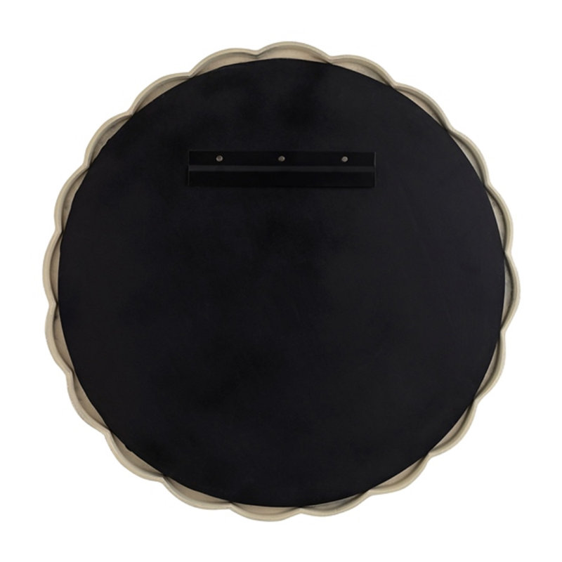 Grand miroir en fonte d'aluminium, 31,50 po x 31,50 po