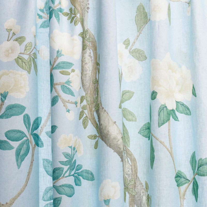 Tissu en lin à 100 %, Bleu
