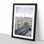 View Of The Eiffel Tower In Paris France - Single Picture Frame Painting on MDF-56854392-56854393