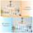  24'' Gold Ceiling Fan with Dimmable LED Light 3 Color tone, 6 Speed Quiet DC motor, App and Remote Control-1952076205