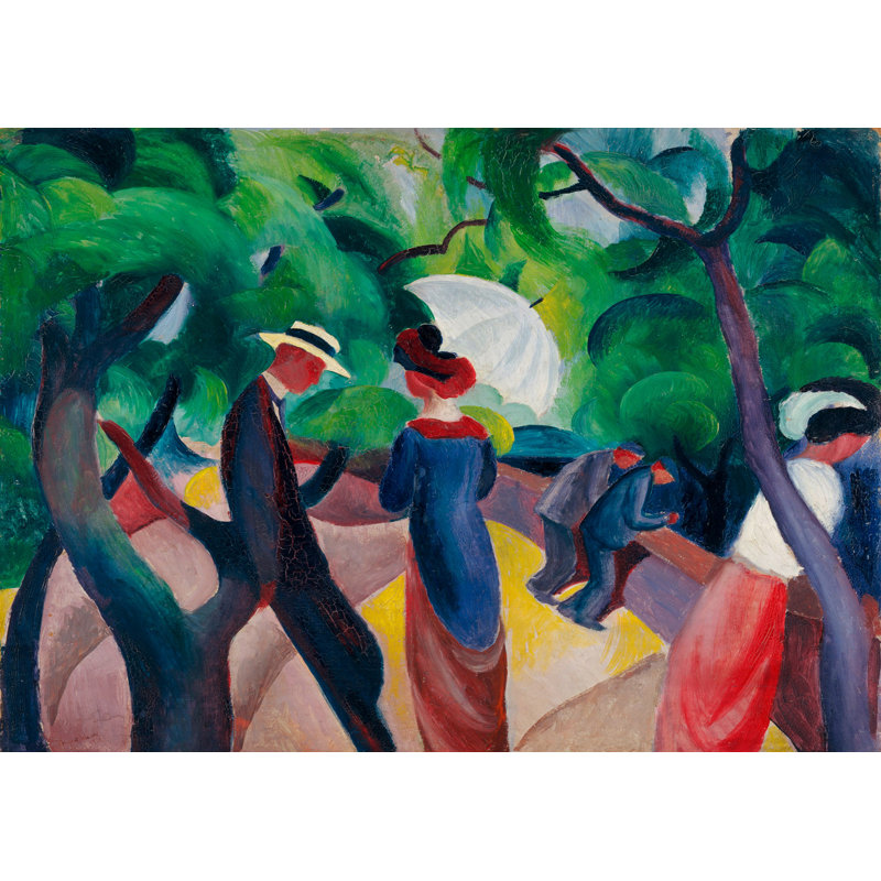 Promenade 1 Piece Wrapped Canvas Painting, 60cm H x 80cm W x 4cm D
