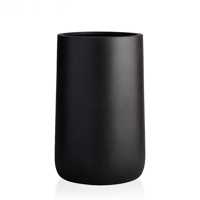 Winebrenner Handmade Pot Planter, 23" H x 15" W x 15" D, Black