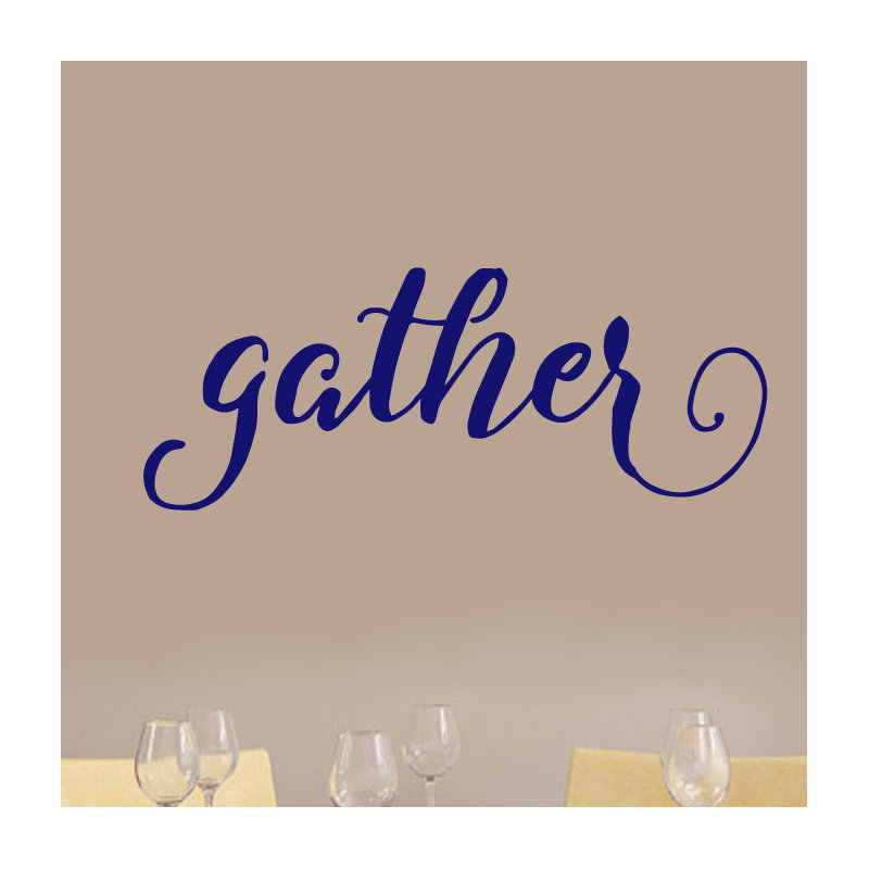 Adhésif décoratif «Gather», Bleu marine