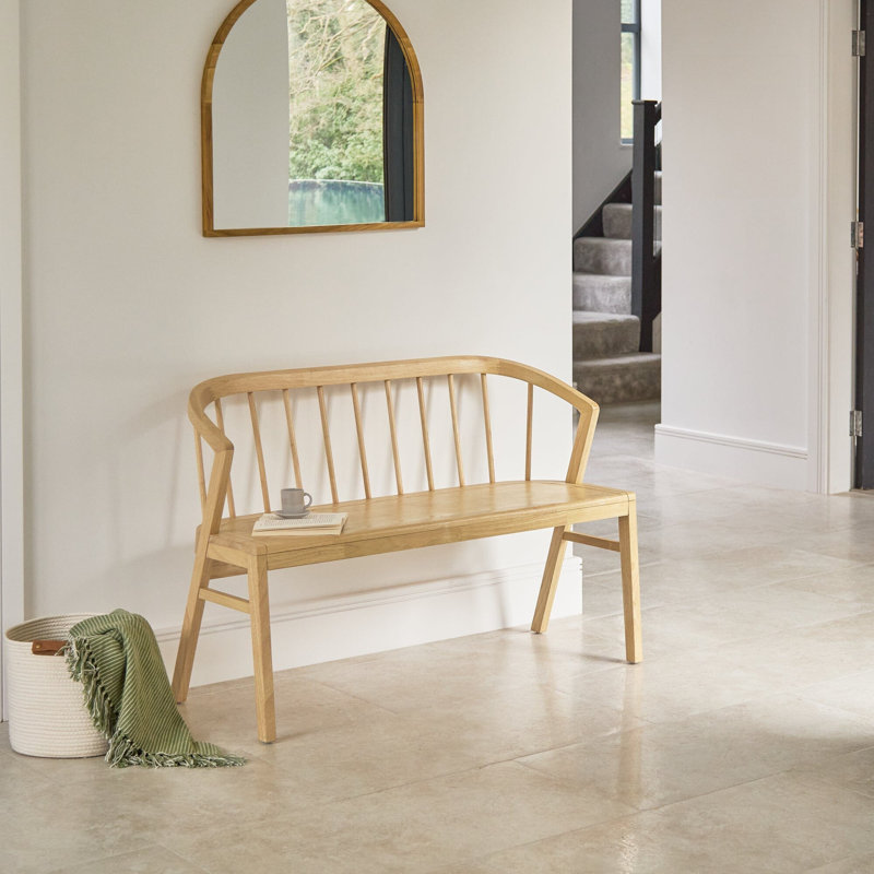 3 Seater Bench -  , Pale Oak
