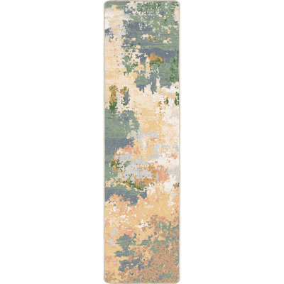Tapis de couloir couleur aquarelle