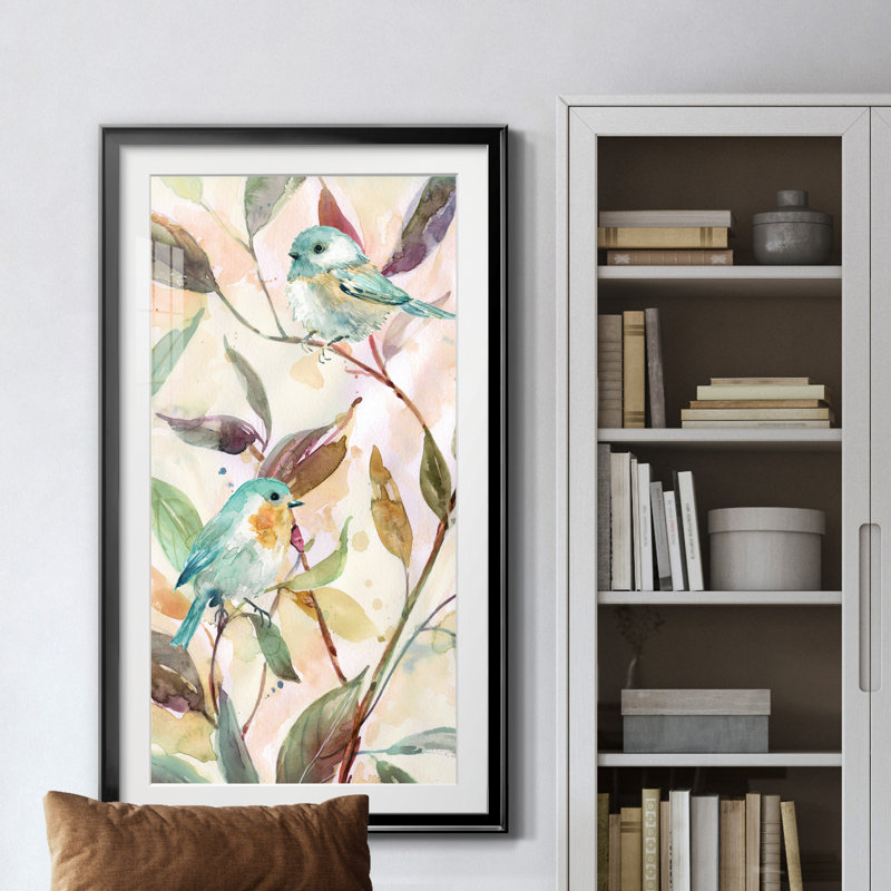 Bird Sanctuary I - peinture encadrée, Noir, H 14,5 po x l 26,5 po x P 1,5 po