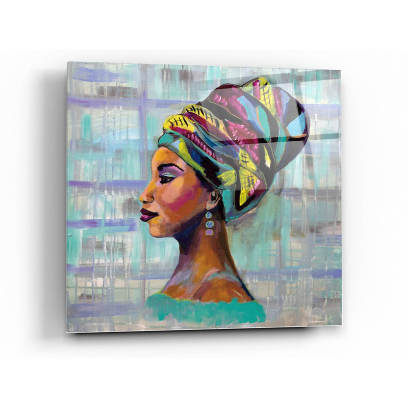 «Fierce» par Jeanette Vertentes, art mural en verre acrylique, H 12 po x l 12 po x P 0,125 po