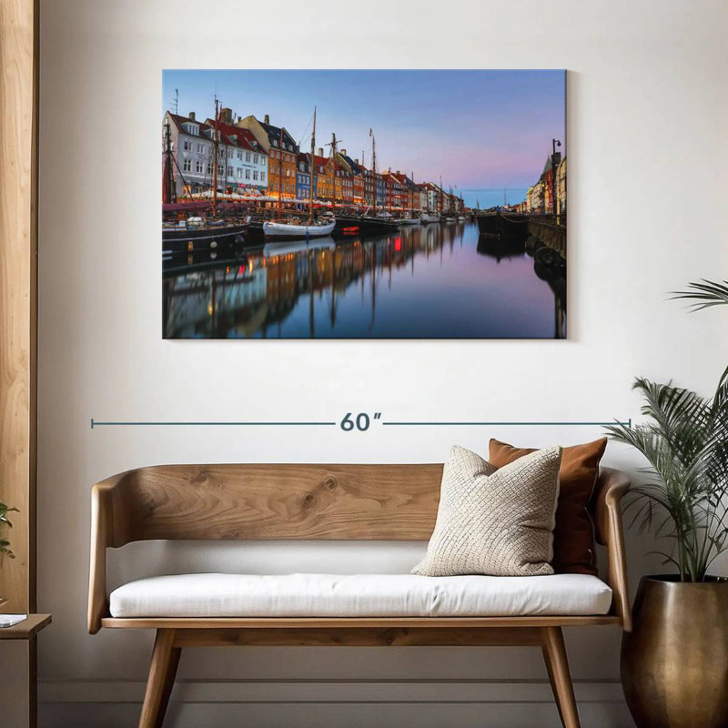 Nouveau port Tergel Nyhavn, H 30 po x l 45 po