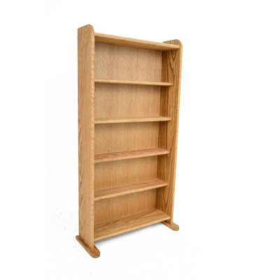 Shelf-Style Wooden DVD/VHS Rack - 07 Series