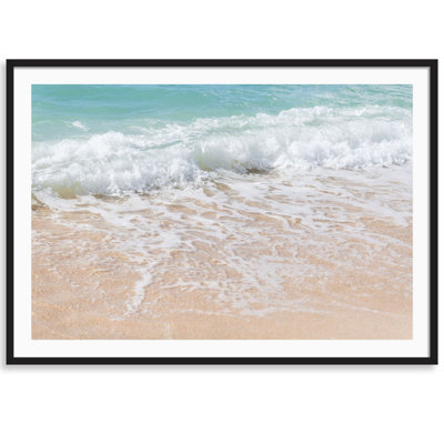Kauai Ocean and Sand Framed Photographic Print