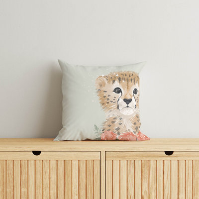 Lil Leopard Sage Pillow