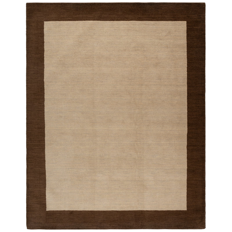 Southbury Hand Loomed Wool Solid Color Rug, Rectangle 8' x 10'