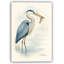 «Blue Heron in Calm Waters», art mural sur toile-875384391
