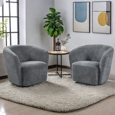 Fauteuil pivotant de 31,1 po Obrain