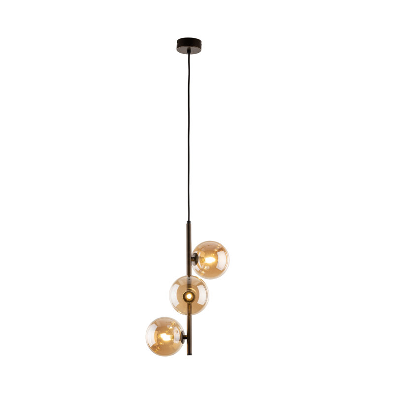 Estera 3 - Light Cluster Pendant, Brown / Black