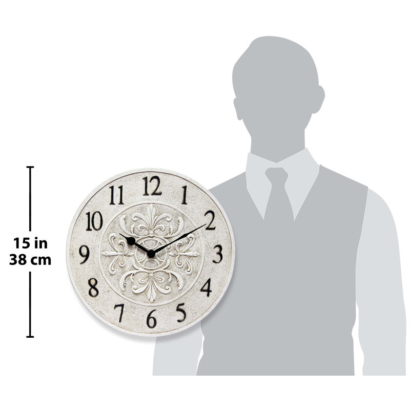 Horloge murale 15 po Peden, Ivoire