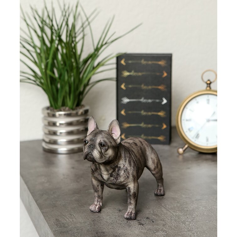 Stupell Industries Dashing French Bulldog and Iconic Bookstack