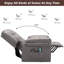 Garit Faux Leather Heated Massage Chair-2066835787