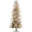 Arbre de Noël 850 branches de 7,5 pi, 350 lumières claires et chaudes, ouverture automatique, conception floquée, ignifuge, décoration jaune facile à installer, structure d'installation