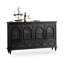 Buffet en bois massif noir