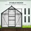 Arbe 6 Ft W x 8.5 Ft D Greenhouse