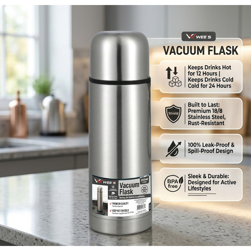 25.4 Oz Stainless Steel Vacuum Flask