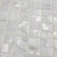Conchella Square White 12" x 12" Natural Shell Mosaic Tile